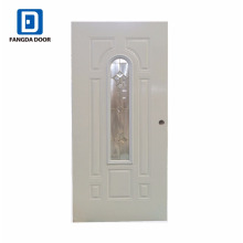 Verre décoratif classique américain Prehung Interior Steel Door